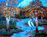 Tranquility - Acrylic Paintings - By Fram Cama, Realism Painting Artist