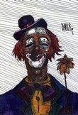 Miles Baker Clowns - Amedeo - Watercolour