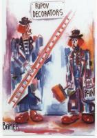 Miles Baker Clowns - Ripov Decorators - Watercolour