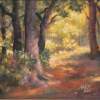 Meeting The Path - Pastel Paintings - By Bill Puglisi, Impressionistic Painting Artist