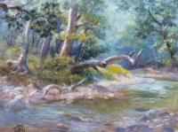 Bend - Pastel Paintings - By Bill Puglisi, Impressionistic Painting Artist