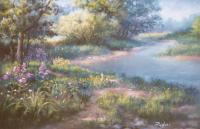 Meadowlight - Pastel Paintings - By Bill Puglisi, Impressionistic Painting Artist