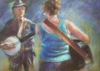 Duet - Pastel Paintings - By Bill Puglisi, Impressionistic Painting Artist