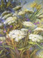 Meadow Bouquet - Pastel Paintings - By Bill Puglisi, Impressionistic Painting Artist