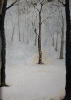 Michigan Winter - Acrylic Paintings - By Stephen Summers, Landscape Realism Painting Artist
