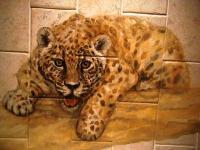Jaguar - Oils Paintings - By Vania Xristova, Realism Painting Artist