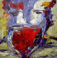 Broken Dreams - Oil Paintings - By Rumen Dragiev, Abstract Painting Artist