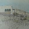 Cabo De Gata - Pen Pencil Ink Drawings - By George Docherty, Landscape Drawing Artist