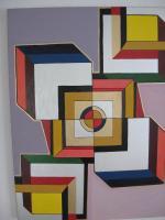 Squares - Acrylic  Oil On Canvas Paintings - By Richard Rosenberg, Abstract Painting Artist