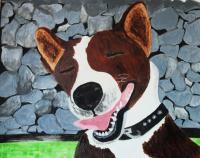 Its A Dogs Life - Watercolour Paintings - By Wendys Wolf, Impressionist Painting Artist