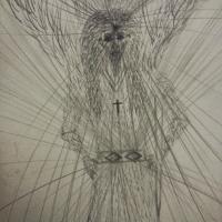 Soldier Of Christ - Pencil Art Charcoal Drawings - By Junior Lewing Bradshaw_Koo, Sacred Art Drawing Artist