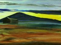 Farm House - Colors Paintings - By Louis Loo, Landscape Painting Artist