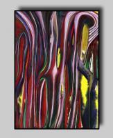 2Nd Sister - Latex On Canvas Paintings - By Rick Pasterchik, Abstract Painting Artist