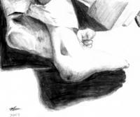 Return Of The Feet 2 - Pencil And Paper Drawings - By Delano Cuzzucoli, Real-Life Sketch Drawing Artist
