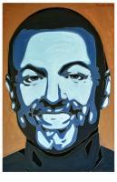Famous Portraits - George Michael - Oil On Linen