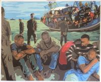 Refugees - Refugee Boat - Oil On Linen