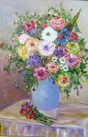 Flowers - 092 - Oil On Canvas