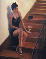 After The Party - Oil On Canvas Paintings - By Lloyd Charvis, Realism Painting Artist
