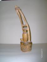 Spirit Ladder - Cottonwood Root Sculptures - By Robin Williamson, Hand Carving Sculpture Artist