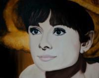People - Audrey Hepburn - Oil On Canvas