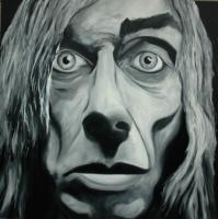 Iggy Pop - Oil On Canvas Paintings - By Peter Seminck, Realism Painting Artist