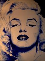 Marilyn Monroe - Ink On Paper Other - By Peter Seminck, Impressionism Other Artist