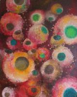 Bubble Trouble - Oil Paintings - By Renata Kevi, Expressionism Painting Artist