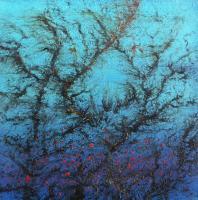 Black Coral - Oil Paintings - By Renata Kevi, Expressionism Painting Artist