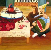 Emotional Rancor - Oil On Canvas Paintings - By Jose Romero, Surrealist Painting Artist