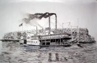 Rixerboat Davenport - Ink Drawings - By Richard Hall, Black And White Drawing Artist