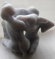 Family Circle - Stone Sculptures - By Gordon Adams, Direct Carving Sculpture Artist