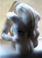 The Kiss - Stone Sculptures - By Gordon Adams, Direct Carving Sculpture Artist