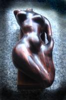 Torso III - Wood Sculptures - By Gordon Adams, Wood Carving Sculpture Artist