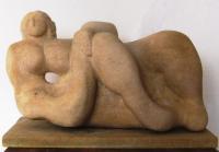 Reclining Figure III - Stone Sculptures - By Gordon Adams, Direct Carving Sculpture Artist