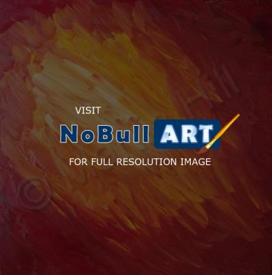 Fancy - Fireball - Oil On Canvas