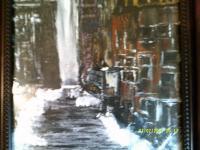 Partion Street - Acrylic Paintings - By Timothy Wilkie, Impressionism Painting Artist