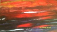 The Cosmic Storm - Acrylic Paintings - By Timothy Wilkie, Impressionism Painting Artist