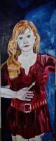 Self Portrait - Oil Painting Paintings - By Bobbi Bresett, Realism Painting Artist