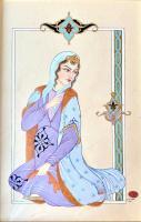 Figures - Persian Lady 1 - Gouache Watercolor