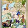 Shirin And Khosrow - Gouache Watercolor Paintings - By Farzaneh Ebadifard, Persian Miniature Painting Artist