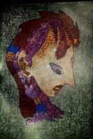 The Lonesome Girl - Pen Pencil Colored Pencils Mixed Media - By Sonya Novakovic, Dont Know Mixed Media Artist