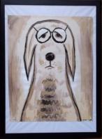 Clever Doggy - Mixed Paintings - By Gareth Wozencroft, Classic And Traditional Painting Artist