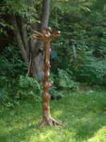 Burl Coat Rack - Wood Woodwork - By Chuck Martin, Natures Gifts Woodwork Artist