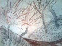 Landscape - Pencils Drawings - By Claudia Soeiro, Draw Drawing Artist