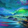 Green Glow - Prof Qlty Oil On 3X P Cnv Paintings - By Joseph Ruff, Immpresionism Painting Artist