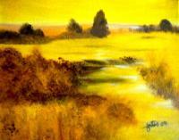 Sunshine Reggae - Acrylic Paintings - By Lise-Marielle Fortin, Impressionnisme Painting Artist