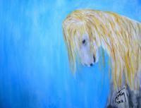 Pouliche Rebelle - Acrylic Paintings - By Lise-Marielle Fortin, Impressionnisme Painting Artist