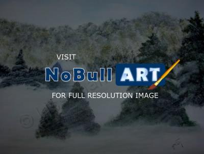 Landscapes Paysages - Bourrasque De Dcembre - Acrylic