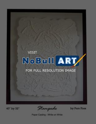 Abstract Bas-Reliefs - Stampede - Cast Paper