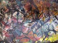 Record Of Movement - Acrylic Paintings - By Gaven Horne, Textural Abstract Painting Artist